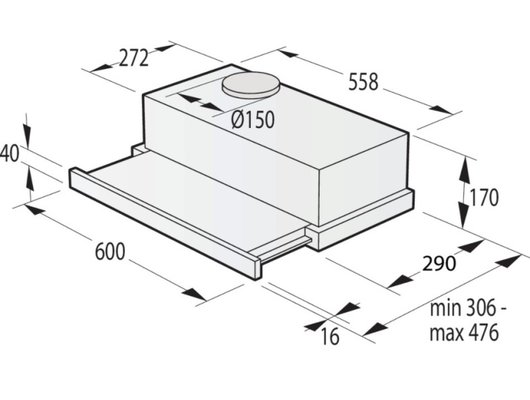 Вытяжка GORENJE TH62E3X